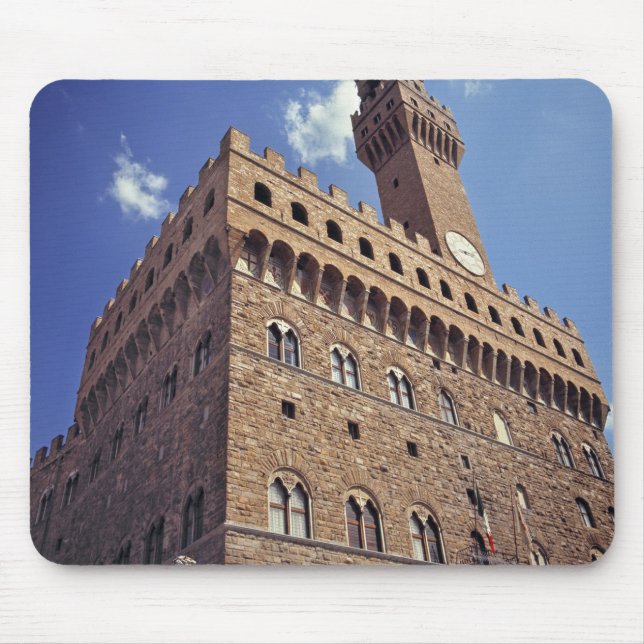Alfombrilla De Ratón Europa, Italia, Florencia. El Plazzo medieval (Frente)
