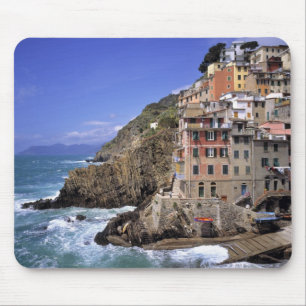 Alfombrilla De Ratón Europa, Italia, Riomaggiore. Riomaggiore está cons