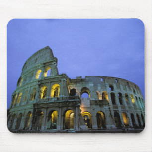 Alfombrilla De Ratón Europa, Italia, Roma. Vista nocturna del