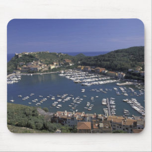 Alfombrilla De Ratón Europa, Italia, Toscana, Porto Ercole, Vista de