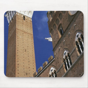 Alfombrilla De Ratón Europa, Italia, Toscana, Siena. Torre del