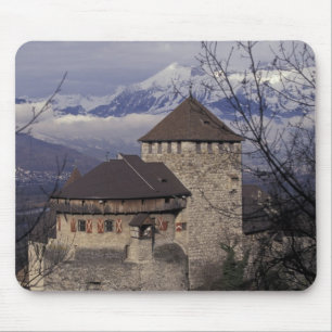 Alfombrilla De Ratón Europa, Liechtenstein, Vaduz. Castillo de Vaduz,
