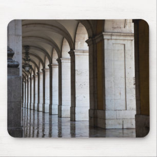 Alfombrilla De Ratón Europa, Portugal, Lisboa. Columnas del Pórtico
