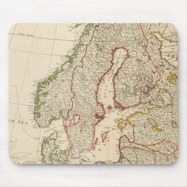 Alfombrilla De Ratón Europa septentrional (Frente)