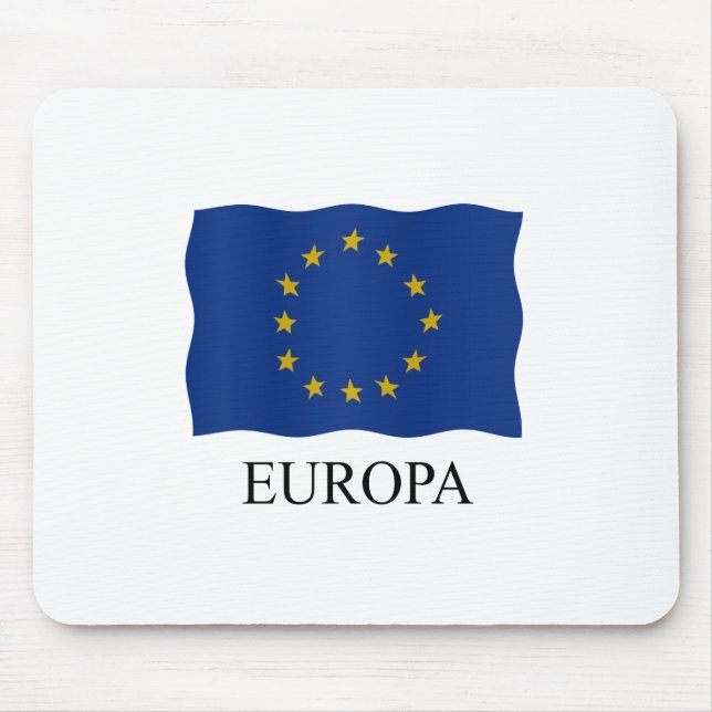 Alfombrilla De Ratón European flag Europa (Frente)