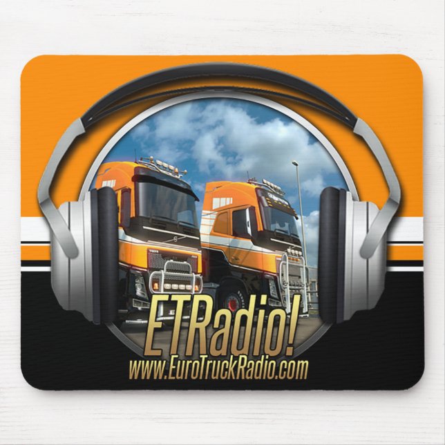 Alfombrilla De Ratón EuroTruck Mousepad de radio (Frente)