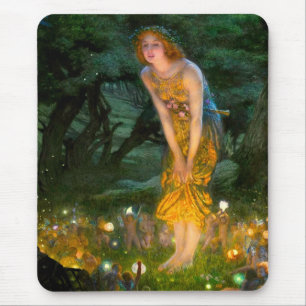 Alfombrilla De Ratón Eve del verano medio Edward Robert Hughes