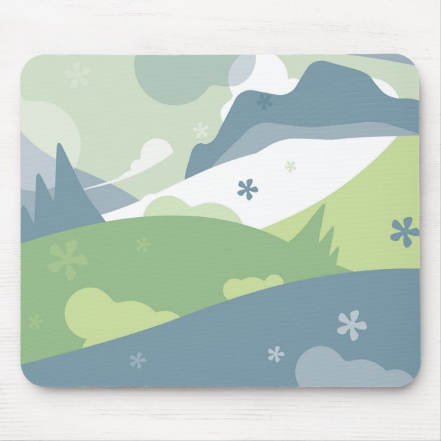 Alfombrilla De Ratón Everlast - Mousepad de paisaje de Mod retro (Frente)