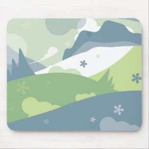 Alfombrilla De Ratón Everlast - paisaje retro Mousepad de la MOD