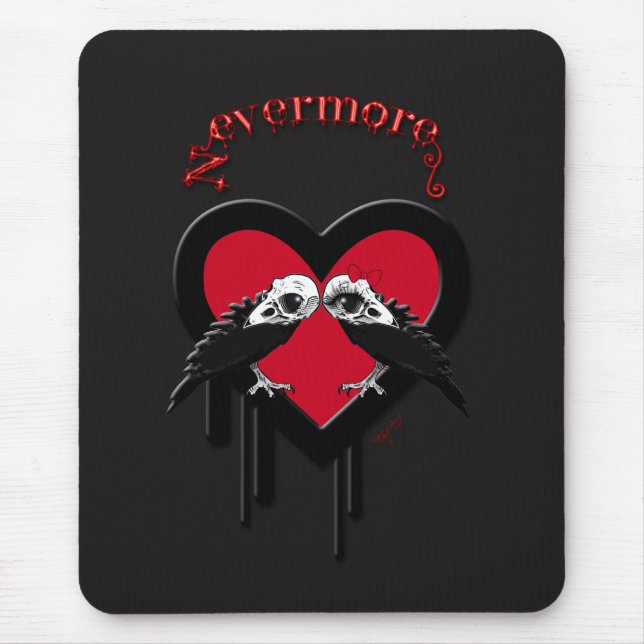 Alfombrilla De Ratón Evermore (Rojo) (Frente)