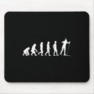 Alfombrilla De Ratón Evolución Biatlón Idea De Deportes De Invierno Par