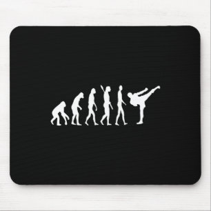 Alfombrilla De Ratón Evolución de Kickboxing Karate Arti Taekwondo Judo