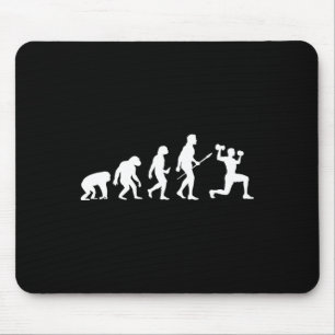 Alfombrilla De Ratón Evolución de la construcción de cuerpos divertida