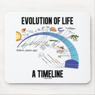 Alfombrilla De Ratón Evolución De La Vida A Cronología (Biología)