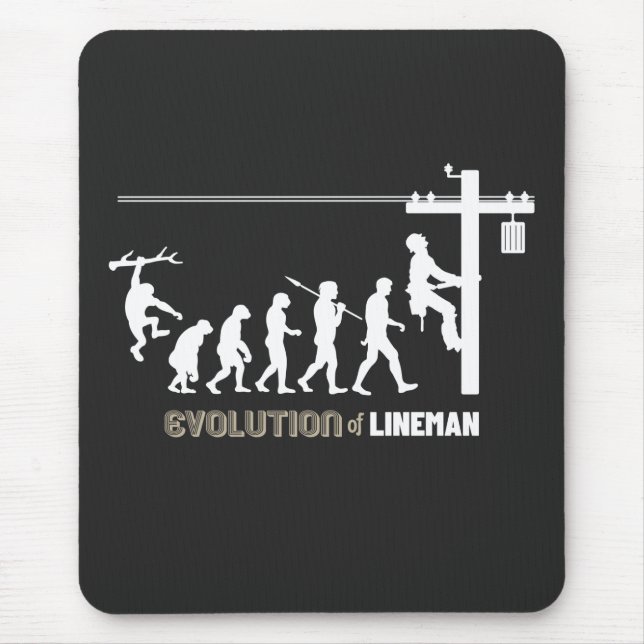Alfombrilla De Ratón Evolución de Lineman (Frente)