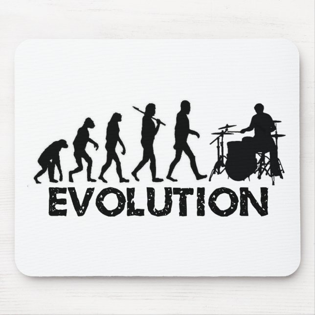 Alfombrilla De Ratón Evolución de un batería (Frente)