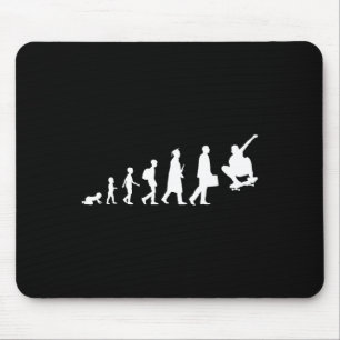 Alfombrilla De Ratón Evolución de un patinador skater skateboarding F