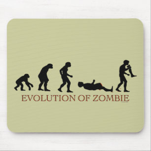 Alfombrilla De Ratón Evolución de Zombie