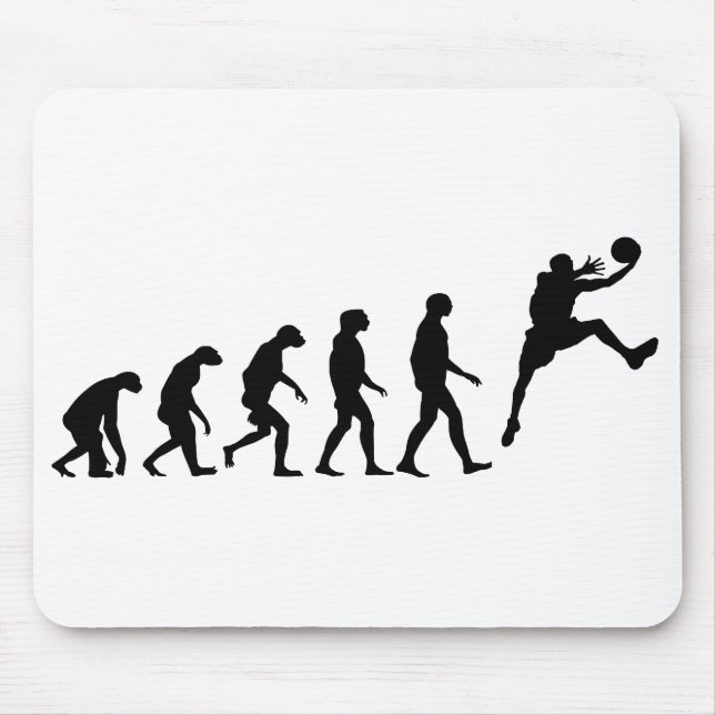 Alfombrilla De Ratón Evolución del baloncesto (Frente)