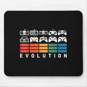 Alfombrilla De Ratón Evolución del Controlador de Videojuegos 80s 90s R