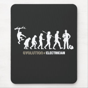 Alfombrilla De Ratón Evolución del electricista