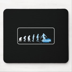 Alfombrilla De Ratón Evolución Del Esquí De Esquí En Esquí En Snowboard