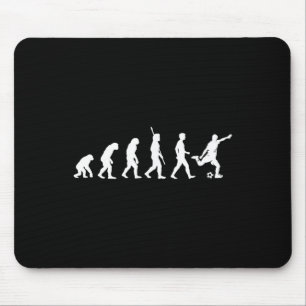 Alfombrilla De Ratón Evolución del hombre - Amante del fútbol Jugador d