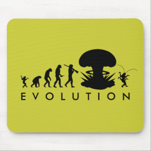 Alfombrilla De Ratón Evolución del Hombre y la Cucaracha Gráfico Divert