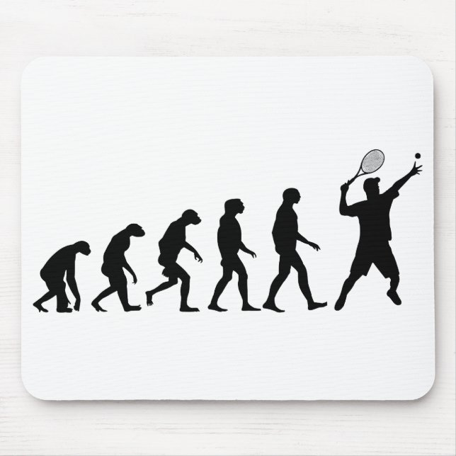 Alfombrilla De Ratón Evolución del tenis (Frente)