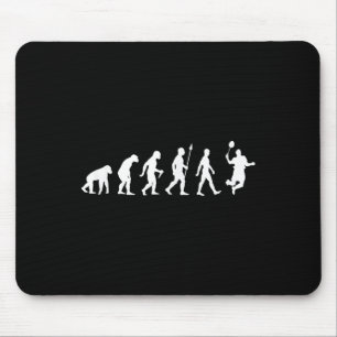Alfombrilla De Ratón Evolución humana, versión del jugador de Badminton