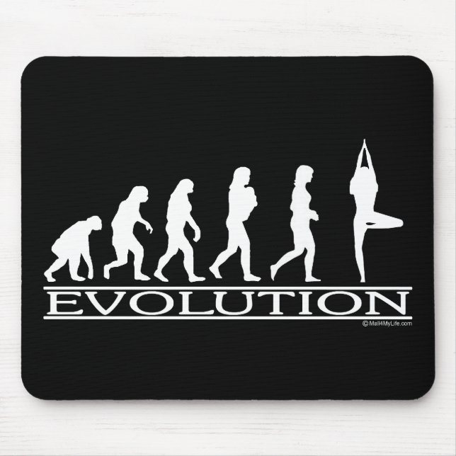 Alfombrilla De Ratón Evolución - yoga (Frente)