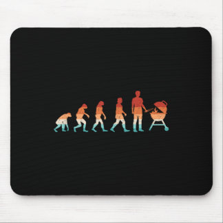 Alfombrilla De Ratón Evolution Grilling Funny Bbq Retro Grill Barbacoa
