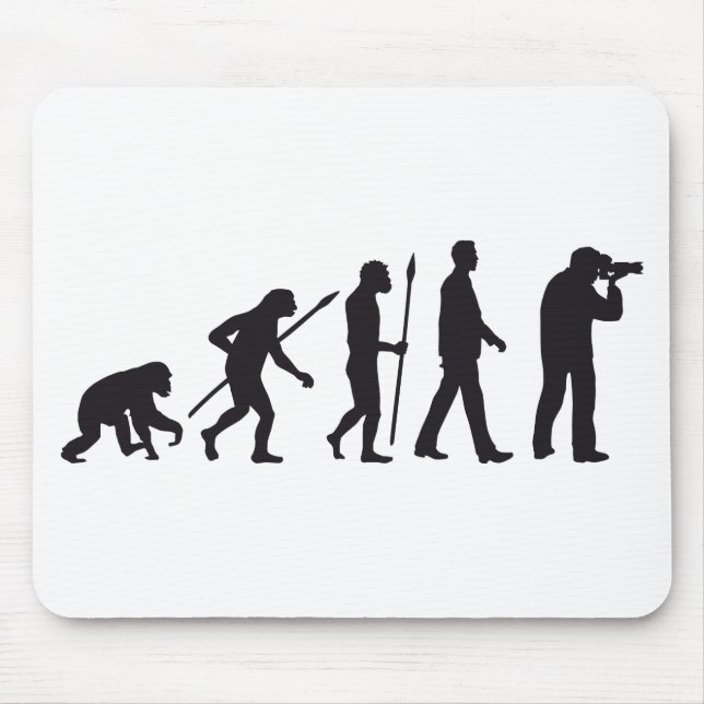 Alfombrilla De Ratón evolution of usted photographer (Frente)