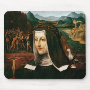 Alfombrilla De Ratón Ex Voto dedicó a St. Catherine de Siena