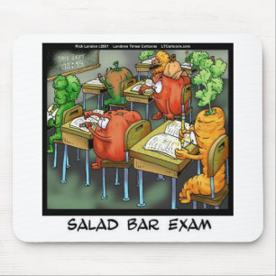 Alfombrilla De Ratón Examen del Bar de Ensaladas Divertido