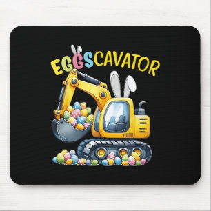 Alfombrilla De Ratón Excavadora de huevos de Pascua Camiones de constru