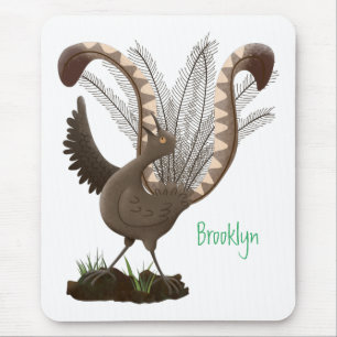 Alfombrilla De Ratón Excelente ilustracion de personalizado de lyrebird