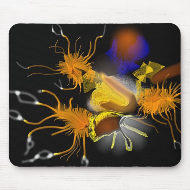 Alfombrilla De Ratón "Excentricidad triple" Mousepad (Frente)
