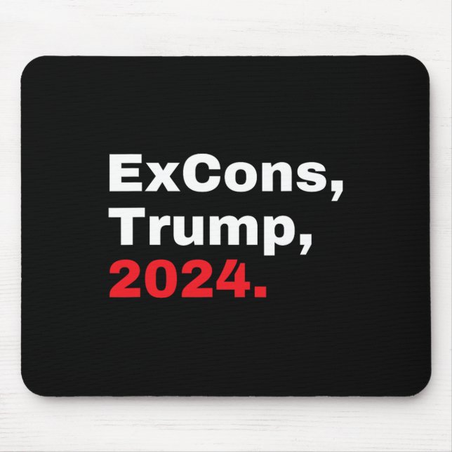 Alfombrilla De Ratón Excons Trump 2024 (Frente)