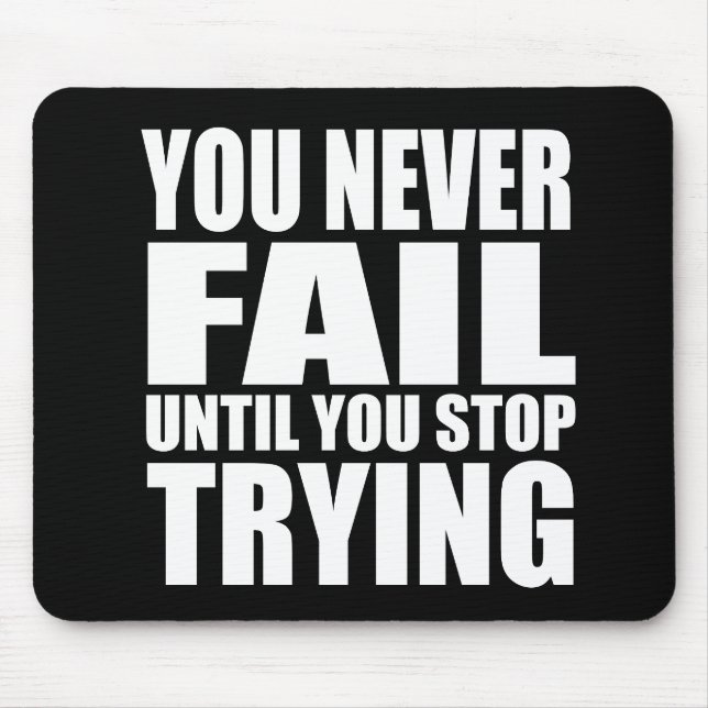 Alfombrilla De Ratón Éxitos de citas motivacionales (Frente)