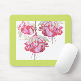 Alfombrilla De Ratón Exóticas Fuchsias en la almohadilla del ratón