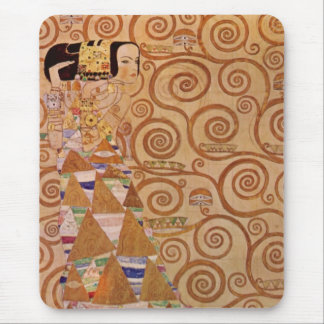 Alfombrilla De Ratón Expectación de Klimt Arte Nouveau Victoriano Antig