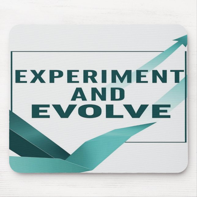 Alfombrilla De Ratón Experimentar y Evolucionar opción 2 (Frente)