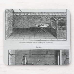 Alfombrilla De Ratón Experimento en ranas de Louis Galvani