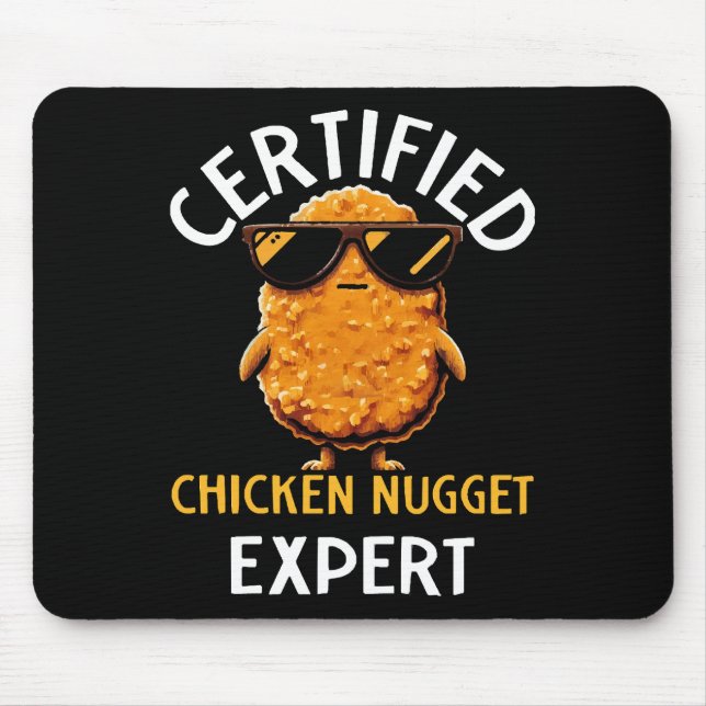 Alfombrilla De Ratón Experto certificado en el nugget de pollo (Frente)