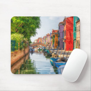 Alfombrilla De Ratón Explora el Encanto Vibrante de Burano