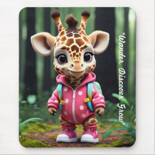 Alfombrilla De Ratón "Explorador de bosques silvestres"