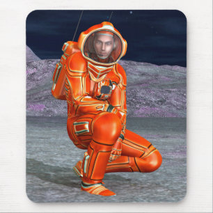 Alfombrilla De Ratón Explorador de Marte Astronauta Arte de Planeta Ali
