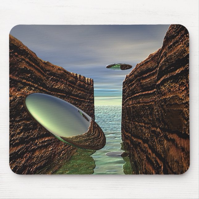 Alfombrilla De Ratón Explorando la costa (Frente)