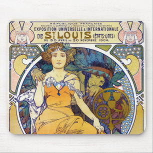 Alfombrilla De Ratón Exposición de St. Louis, Mucha